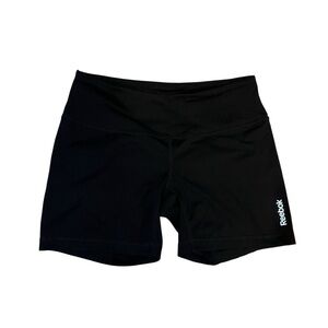 Reebok Women's Black Biker Shorts